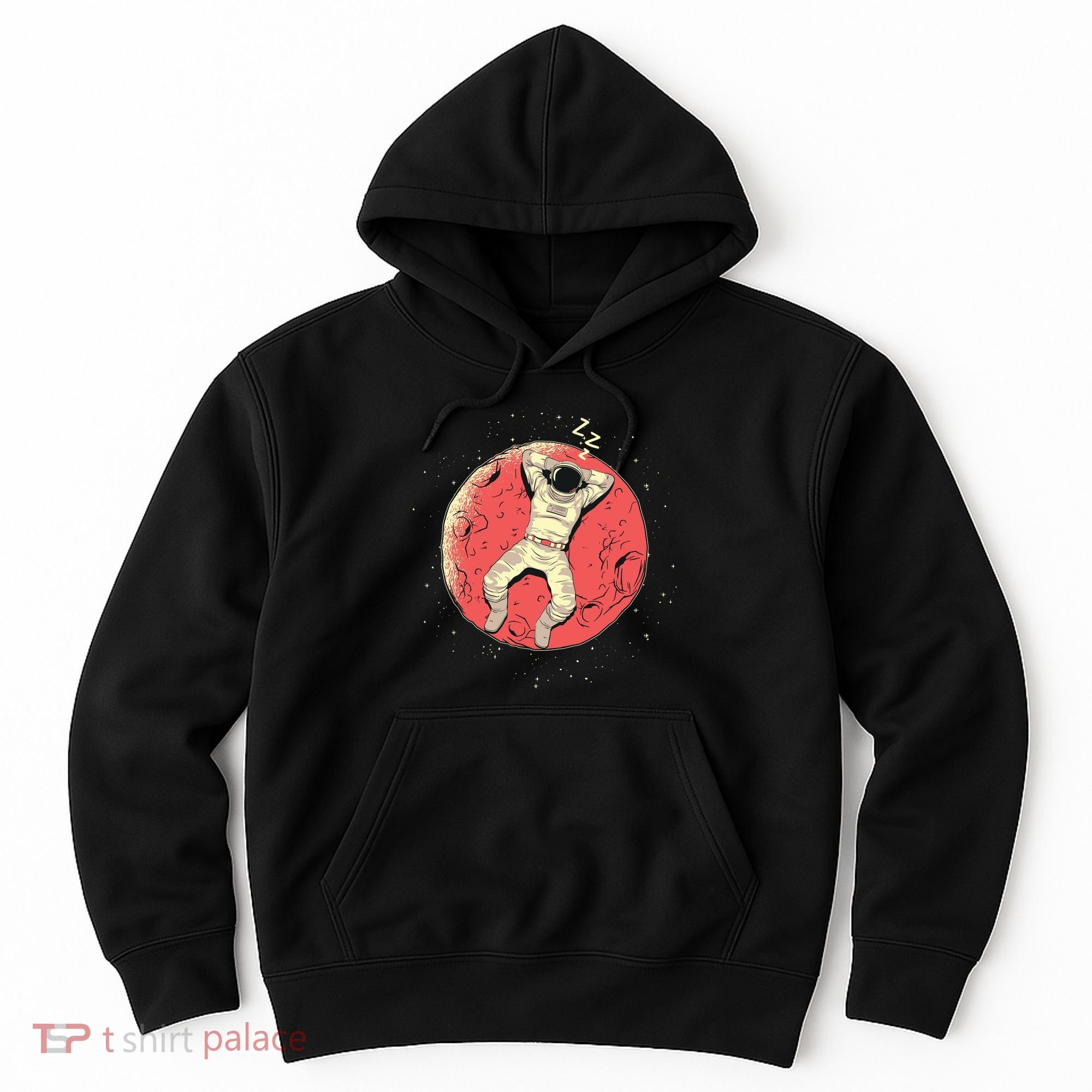 Astronaut Sleeping On Moon Hoodie