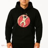 Astronaut Sleeping On Moon Hoodie thumb 2