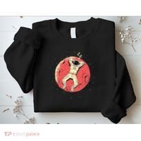 Astronaut Sleeping On Moon Sweatshirt thumb 2
