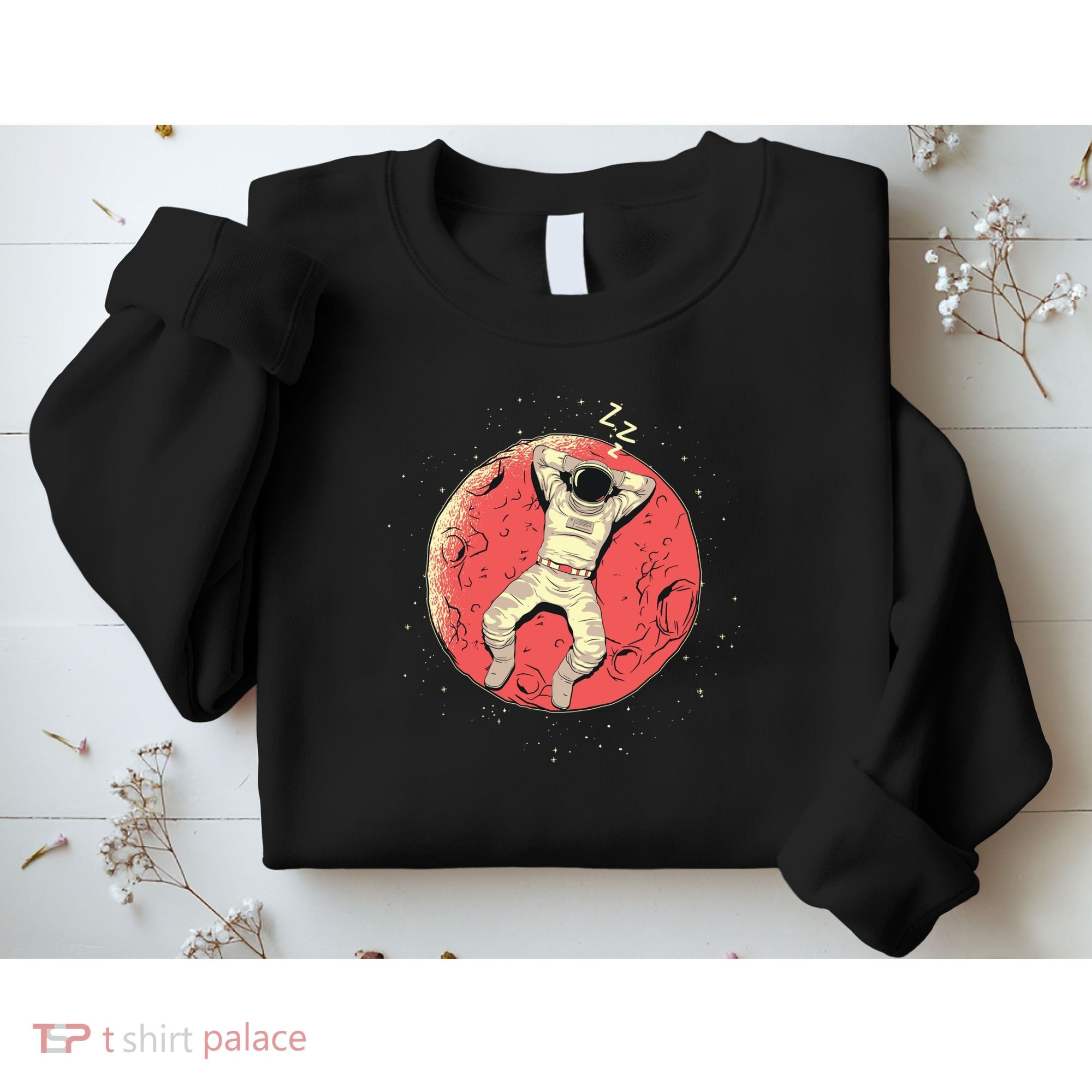Astronaut Sleeping On Moon Sweatshirt