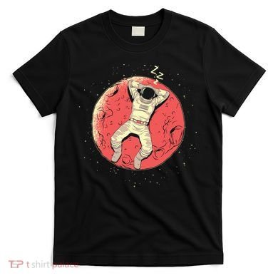 Astronaut Sleeping On Moon T-Shirt