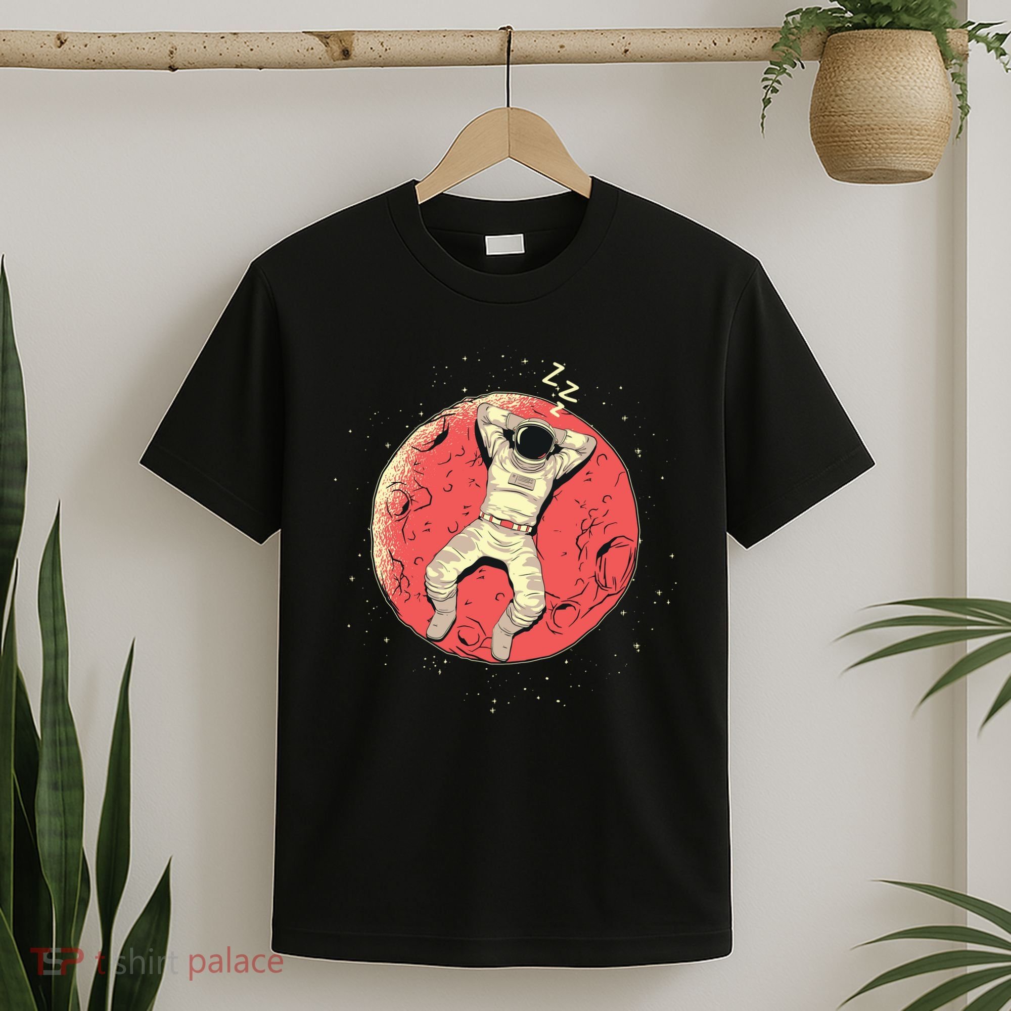 Astronaut Sleeping On Moon T-Shirt