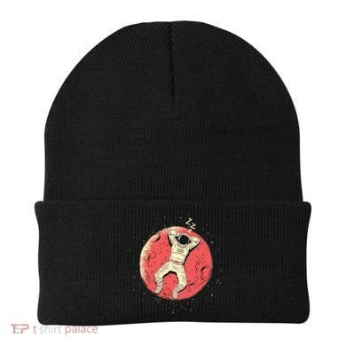 Astronaut Sleeping On Moon Beanie