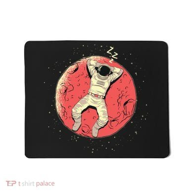 Astronaut Sleeping On Moon Mousepad