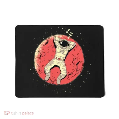 Astronaut Sleeping On Moon Mousepad