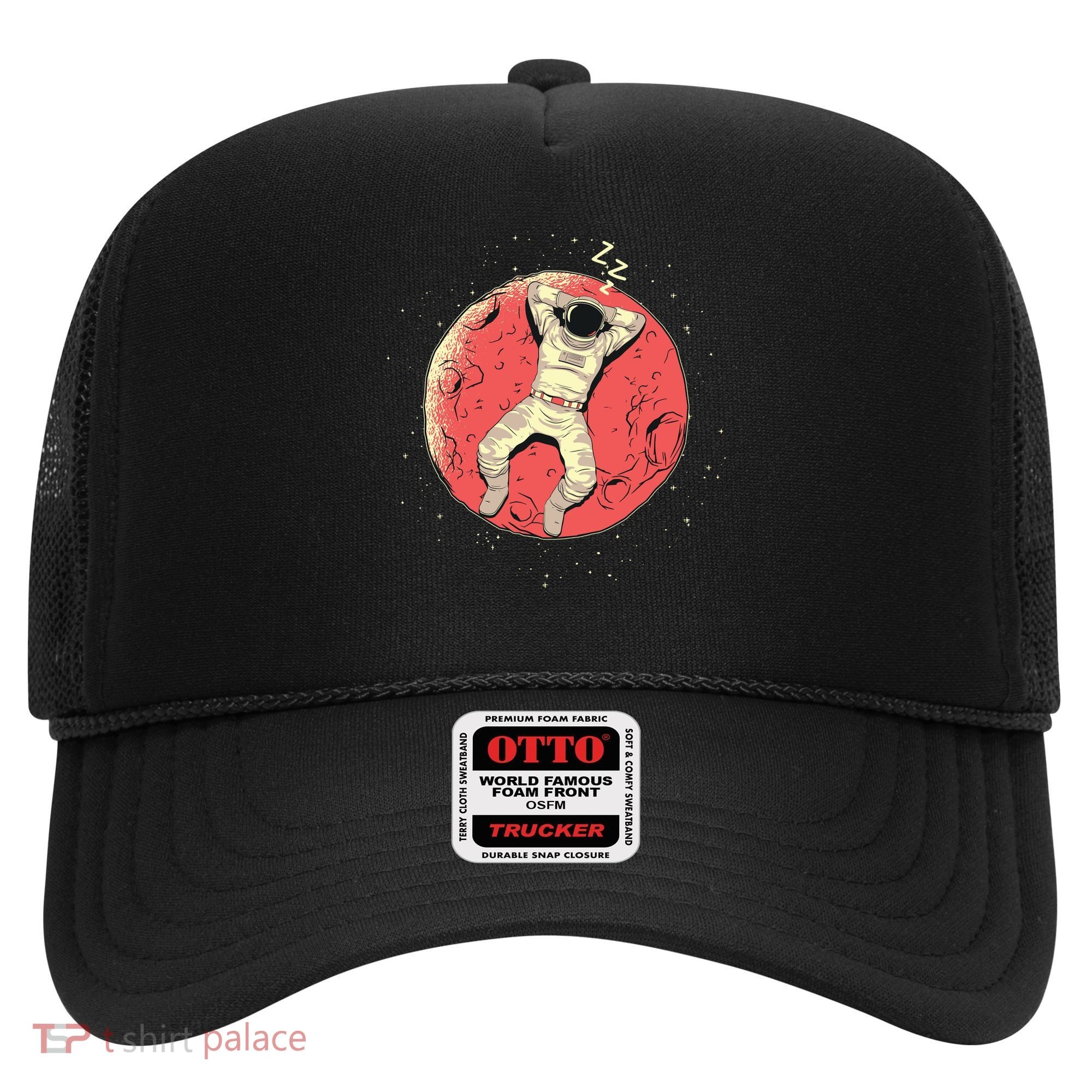 Astronaut Sleeping On Moon Hat