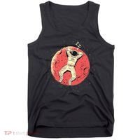 Astronaut Sleeping On Moon Tank Top thumb 0