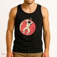 Astronaut Sleeping On Moon Tank Top thumb 3