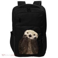 Adorable Sea Otter Gift Impact Tech Backpack thumb 0