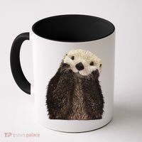 Adorable Sea Otter Gift Coffee Mug thumb 0