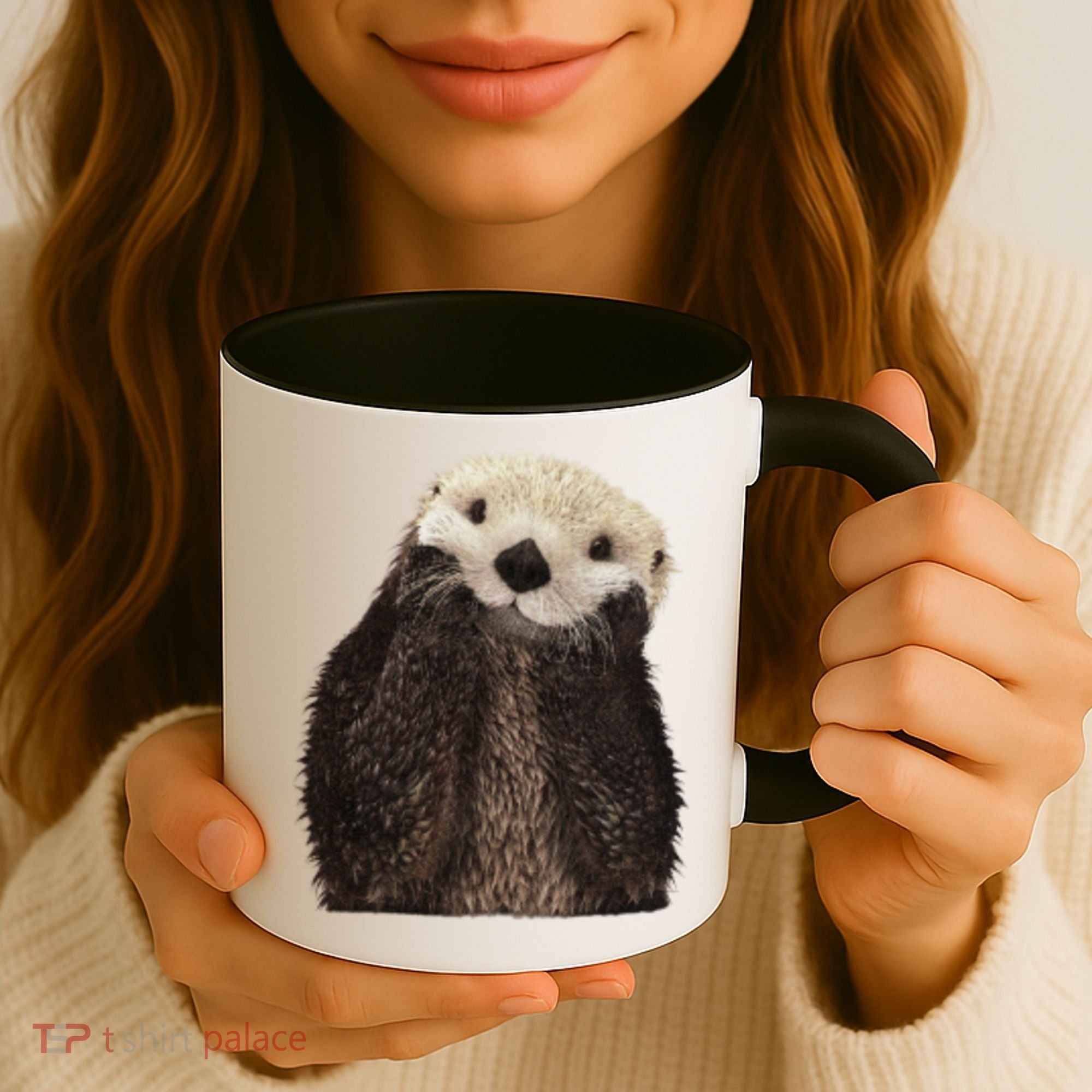 Adorable Sea Otter Gift Coffee Mug