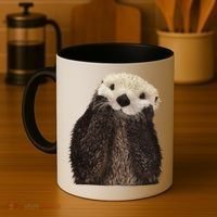 Adorable Sea Otter Gift Coffee Mug thumb 4
