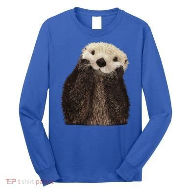 Adorable Sea Otter Gift Long Sleeve Shirt