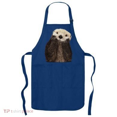 Adorable Sea Otter Gift Apron
