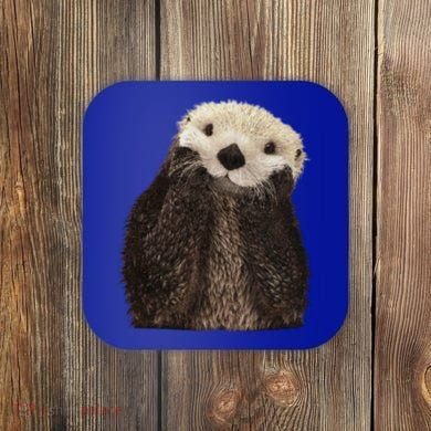 Adorable Sea Otter Gift Coaster