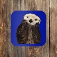 Adorable Sea Otter Gift Coaster thumb 0
