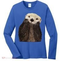 Adorable Sea Otter Gift Women's Long Sleeve Shirt thumb 0