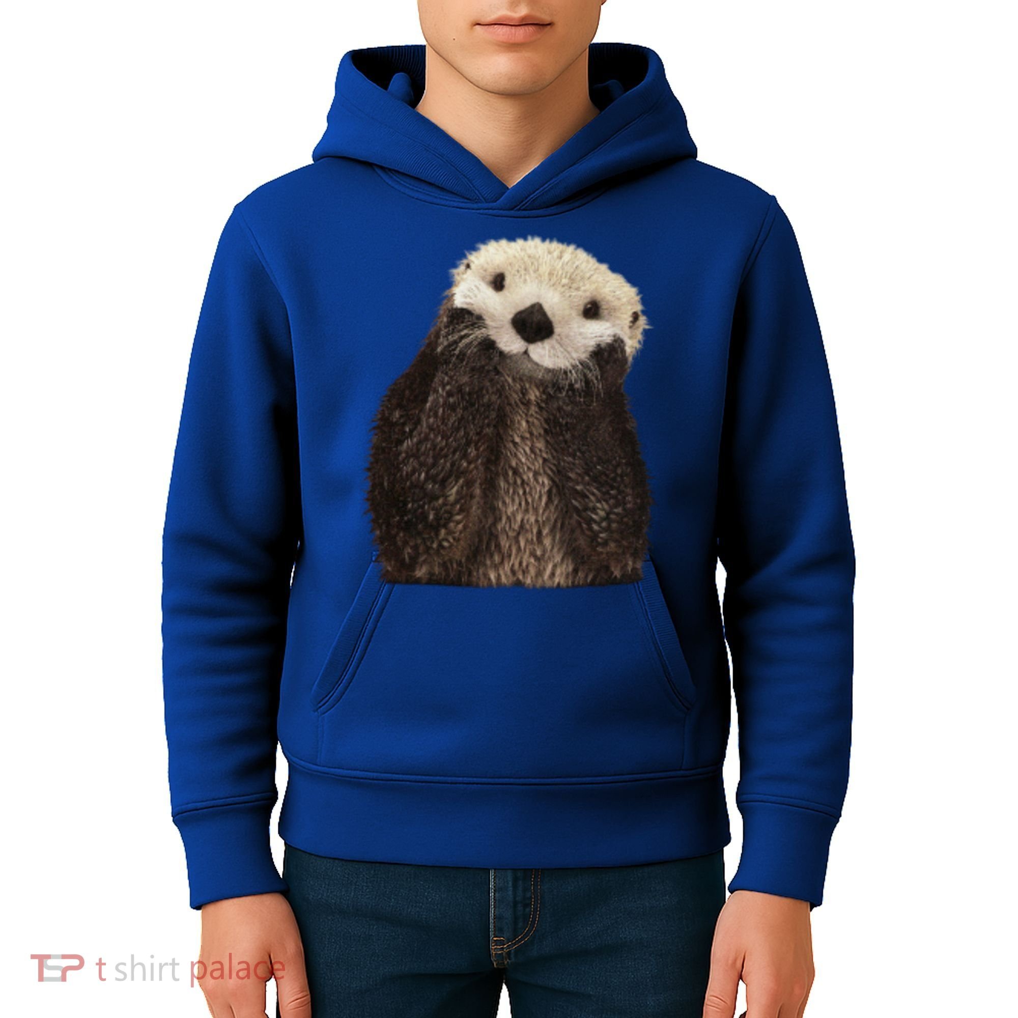 Adorable Sea Otter Gift Kids Hoodie