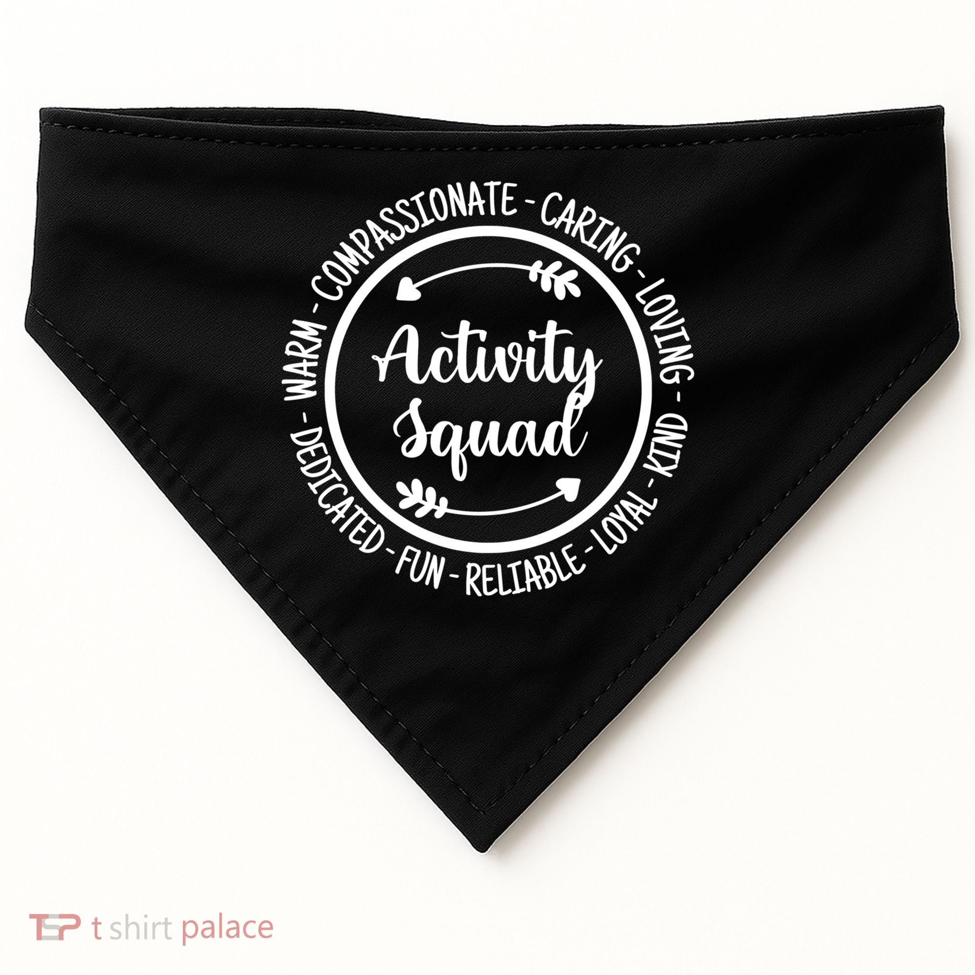 Activity Squad Office Staff Team Appreciation Meaningful Gift USA-Made Doggie Bandana