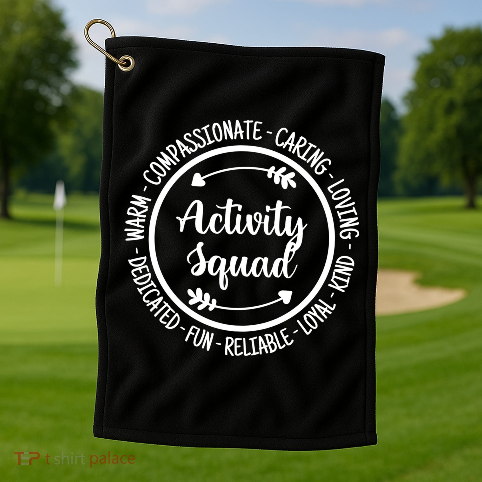 Activity Squad Office Staff Team Appreciation Meaningful Gift Golf Towel