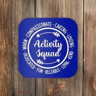 Activity Squad Office Staff Team Appreciation Meaningful Gift Coaster