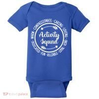 Activity Squad Office Staff Team Appreciation Meaningful Gift Baby Bodysuit thumb 0