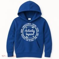 Activity Squad Office Staff Team Appreciation Meaningful Gift Kids Hoodie thumb 0