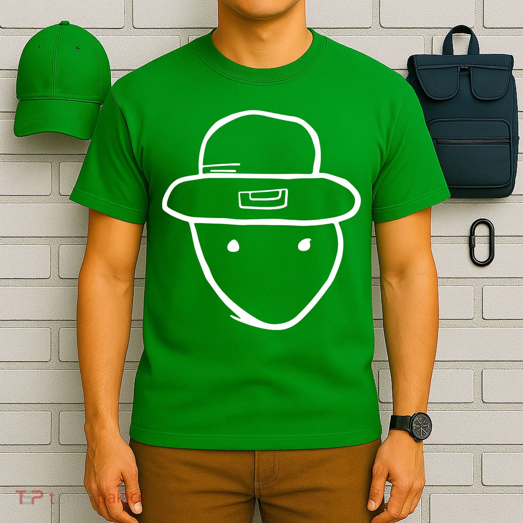 Amateur Sketch Of Mobile Alabama Leprechaun Stpatricks Day T-Shirt
