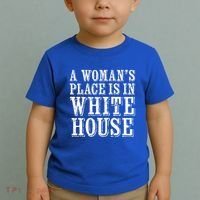 A S Place Is In The White House President Gift Toddler T-Shirt thumb 2