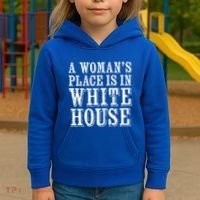 A S Place Is In The White House President Gift Kids Hoodie thumb 3