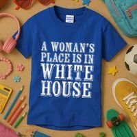 A S Place Is In The White House President Gift Kids T-Shirt thumb 3