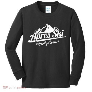 Apres Ski Party Crew Kids Long Sleeve Shirt
