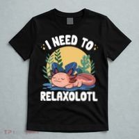 Axolotl Sleeping Pajamas I Need To Relaxalotl  T-Shirt thumb 5