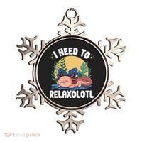 Axolotl Sleeping Pajamas I Need To Relaxalotl  Ornament thumb 0
