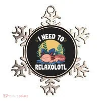 Axolotl Sleeping Pajamas I Need To Relaxalotl  Ornament thumb 0