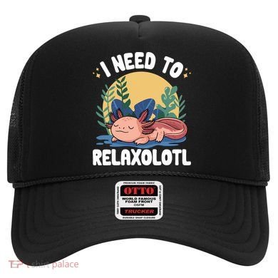 Axolotl Sleeping Pajamas I Need To Relaxalotl  Hat