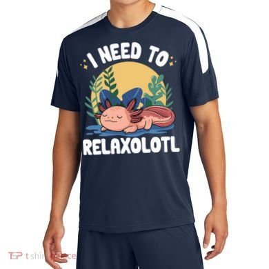 Axolotl Sleeping Pajamas I Need To Relaxalotl  Soccer Jersey