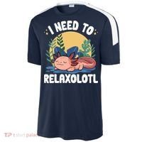 Axolotl Sleeping Pajamas I Need To Relaxalotl  Sport-Tek Competitor United Soccer Jersey thumb 2