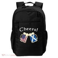 American Scottish Patriot US Flag Beer Drinks Scotland Grown Backpack thumb 0