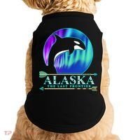 Alaska State Pride Alaska Northern Lights Alaskan Orca Whale Doggie Tank thumb 0