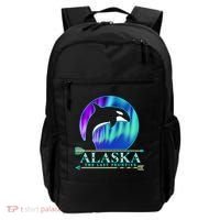 Alaska State Pride Alaska Northern Lights Alaskan Orca Whale Backpack thumb 0