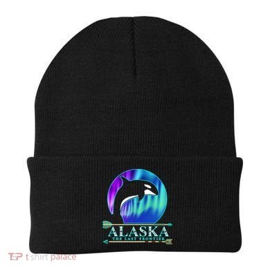 Alaska State Pride Alaska Northern Lights Alaskan Orca Whale Beanie