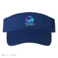 Alaska State Pride Alaska Northern Lights Alaskan Orca Whale Visor thumb 0