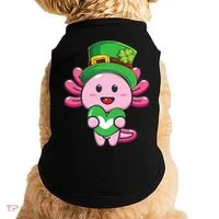 Axolotl Saint Patricks Day Axolotl St Patrick Doggie Tank thumb 0