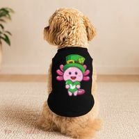 Axolotl Saint Patricks Day Axolotl St Patrick Doggie Tank thumb 2
