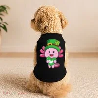 Axolotl Saint Patricks Day Axolotl St Patrick Doggie Tank thumb 2