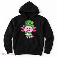 Axolotl Saint Patricks Day Axolotl St Patrick Hoodie thumb 0