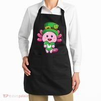 Axolotl Saint Patricks Day Axolotl St Patrick Apron thumb 2