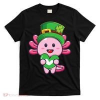 Axolotl Saint Patricks Day Axolotl St Patrick T-Shirt thumb 0