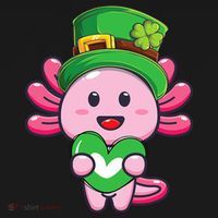 Axolotl Saint Patricks Day Axolotl St Patrick Pajama Set thumb 2